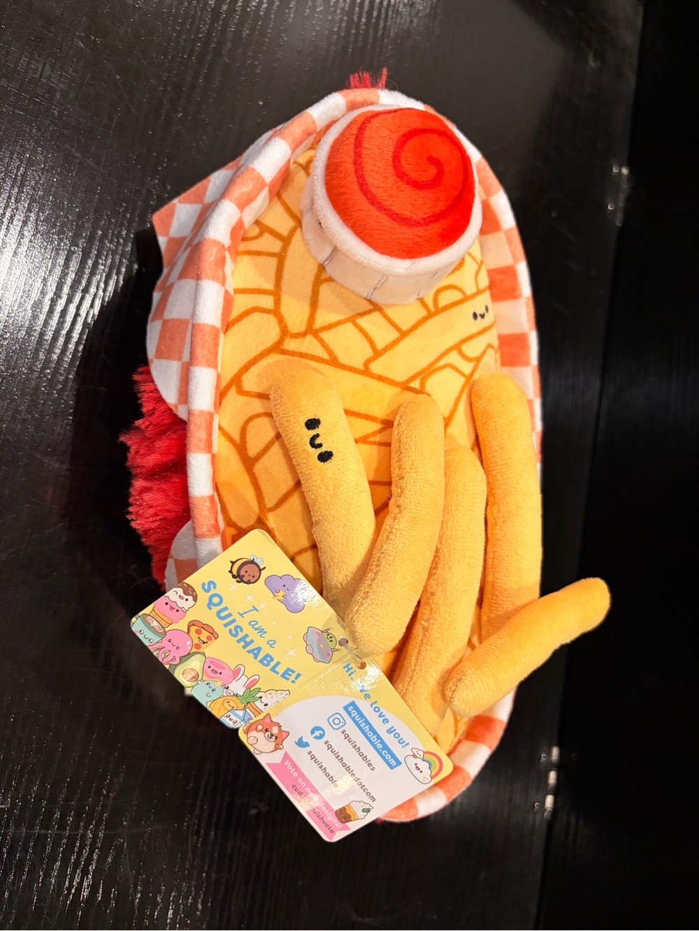 Squishable fry basket